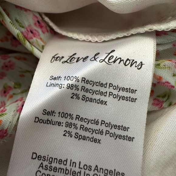 For Love and Lemons Natalie Crop Top NWT — Size Small - Picture 9 of 9